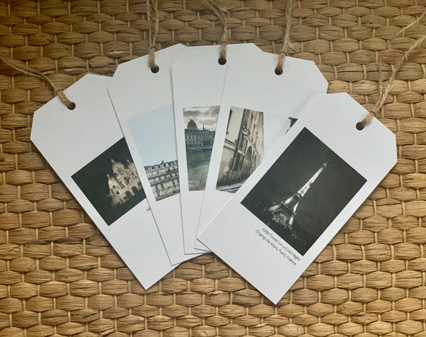 PARIS: Set of 5 Gift Tags